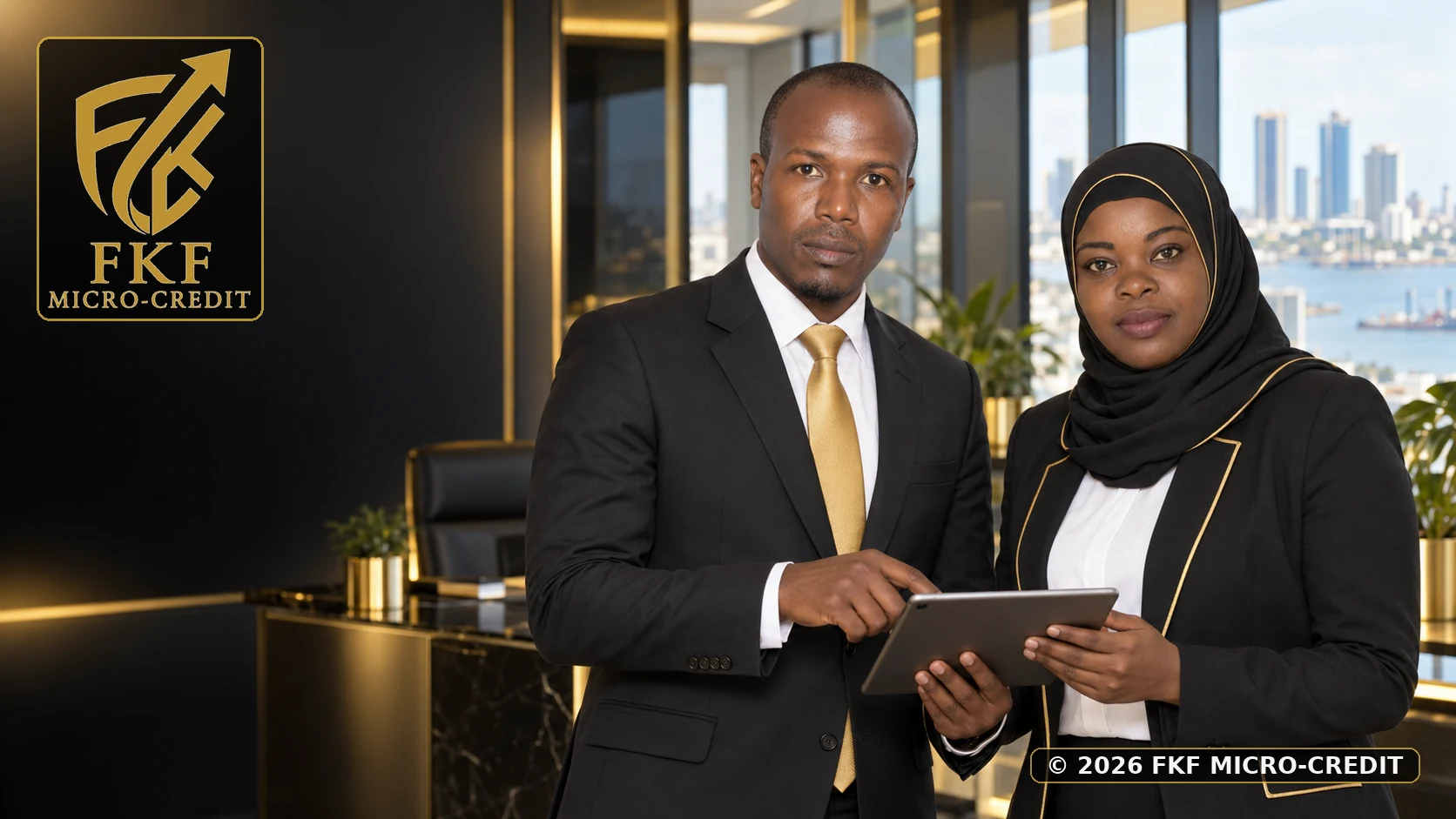 Timu ya FKF MICRO-CREDIT ikiwa tayari kuwahudumia wateja
